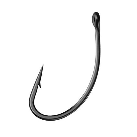 Mustad Caddis Hook Curved, 1X Short, Forged, Straight Titanx 12 25PK C49SAP-TX-12-25H